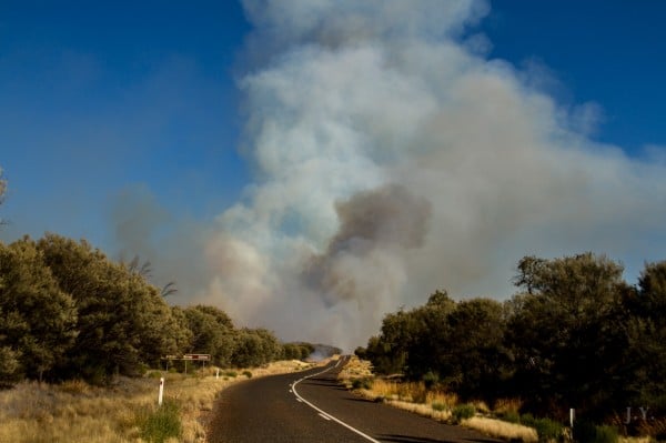 Bush Fire at West MacDonnell NP