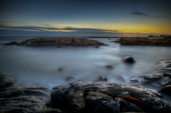 Sunset at Skippy Rocks, Leeuwin